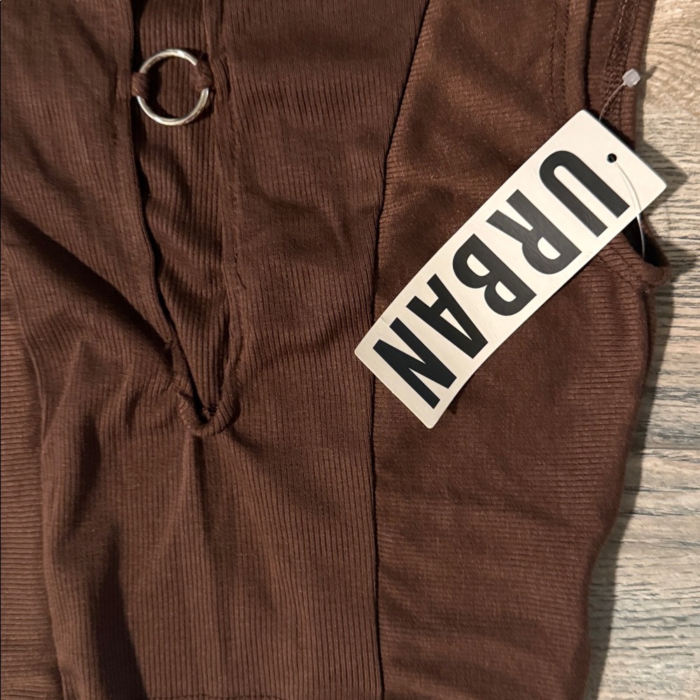 Urban outfitters Brown Sleeveless Turtleneck Top - Picture 5 of 11